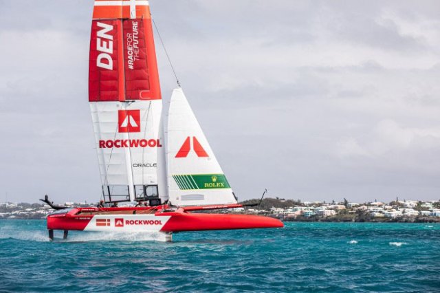 Danish SailGP team in Bermuda