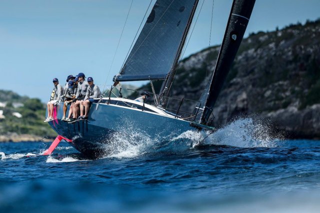 Overall winners of the Peters & May Round Antigua Race - Ed Bell's JPK1180 Dawn Treader