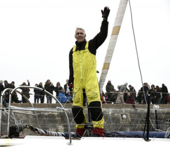 Rich Wilson finishes the Vendee Globe
