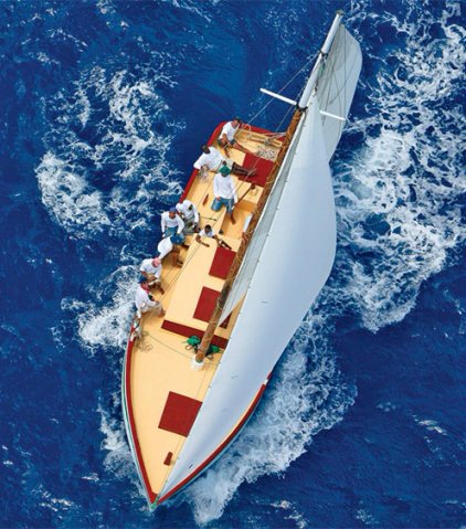 The 42-foot sloop Genesis. Photo by Alwyn Enoe