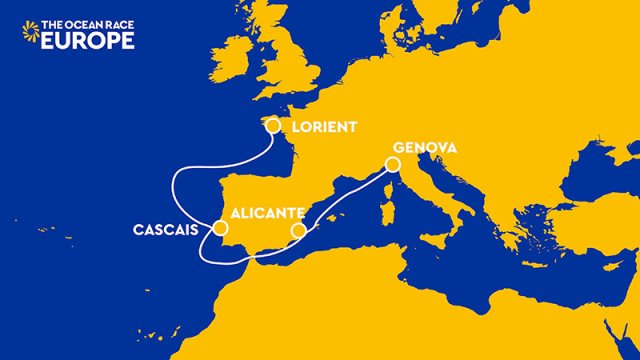 The Ocean Race Europe course 
