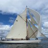 1903 Fife gaff yawl Moonbeam . Photo by Benoit Couturier