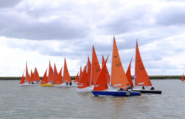 The Squibs turned out in force for the five-race series – photo Roger Mant