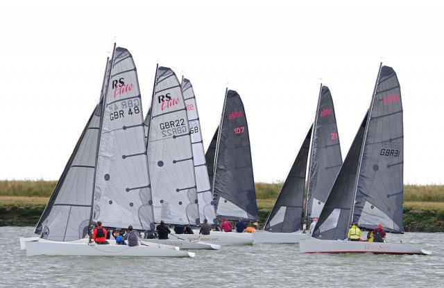 Startling action for the RS Elite class – photo Roger Mant