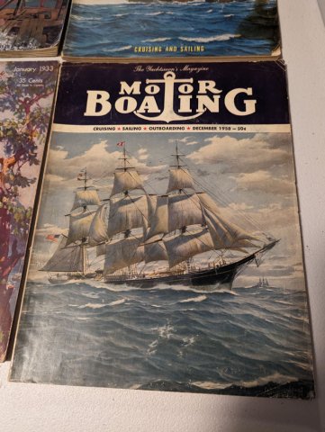 Motorboating magazines for sale
